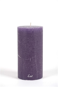 Rustic Zylinderkerze, 20cm x Ø100mm, violett* Rustic Zylinderkerze, 20cm x Ø100mm, violett*