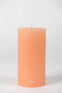 Rustic Zylinderkerze, 20cm x Ø100mm, aprikose Rustic Zylinderkerze, 20cm x Ø100mm, aprikose