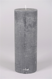 Rustic Zylinderkerze, 27cm x Ø100mm, basalt Rustic Zylinderkerze, 27cm x Ø100mm, basalt