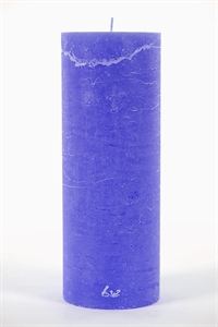 Rustic Zylinderkerze, 27cm x Ø100mm, cobalt Rustic Zylinderkerze, 27cm x Ø100mm, cobalt