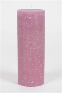 Rustic Zylinderkerze, 27cm x Ø100mm, orchidee Rustic Zylinderkerze, 27cm x Ø100mm, orchidee