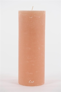 Rustic Zylinderkerze, 27cm x Ø100mm, peach nougat