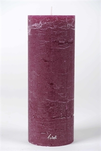 Rustic Zylinderkerze, 27cm x Ø100mm, grapejuice* Rustic Zylinderkerze, 27cm x Ø100mm, grapejuice*