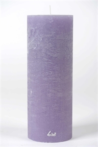 Rustic Zylinderkerze, 27cm x Ø100mm, wisteria