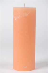 Rustic Zylinderkerze, 27cm x Ø100mm, aprikose