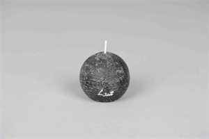 Rustic Kugelkerze, Ø 60mm, beluga Rustic Kugelkerze, Ø 60mm, beluga