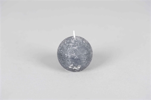 Rustic Kugelkerze, Ø 60mm, basalt Rustic Kugelkerze, Ø 60mm, basalt