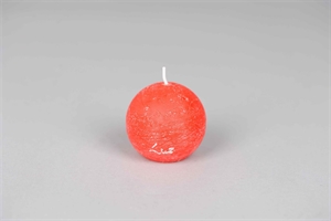 Rustic Kugelkerze, Ø 60mm, rot Rustic Kugelkerze, Ø 60mm, rot