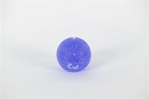 Rustic Kugelkerze, Ø 60mm, cobalt Rustic Kugelkerze, Ø 60mm, cobalt