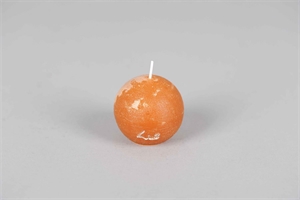 Rustic Kugelkerze, Ø 60mm, amber Rustic Kugelkerze, Ø 60mm, amber