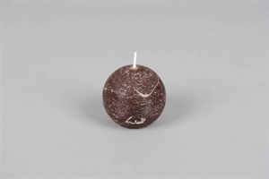 Rustic Kugelkerze, Ø 60mm, moca* Rustic Kugelkerze, Ø 60mm, moca*