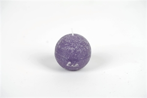 Rustic Kugelkerze, Ø 60mm, violett* Rustic Kugelkerze, Ø 60mm, violett*