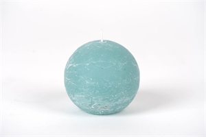 Rustic Kugelkerze, Ø 80mm, lagune* Rustic Kugelkerze, Ø 80mm, lagune*