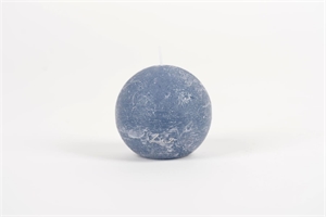 Rustic Kugelkerze, Ø 80mm, ocean Rustic Kugelkerze, Ø 80mm, ocean