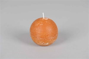 Rustic Kugelkerze, Ø 80mm, amber Rustic Kugelkerze, Ø 80mm, amber