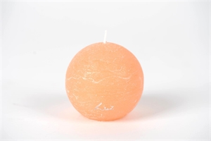 Rustic Kugelkerze, Ø 80mm, aprikose Rustic Kugelkerze, Ø 80mm, aprikose