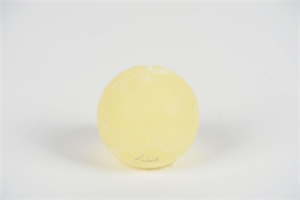 Rustic Kugelkerze, Ø 80mm, butter Rustic Kugelkerze, Ø 80mm, butter