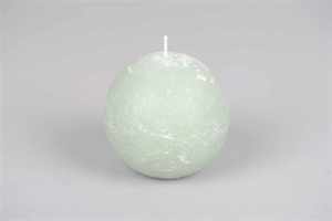 Rustic Kugelkerze, Ø100mm, sea foam Rustic Kugelkerze, Ø100mm, sea foam