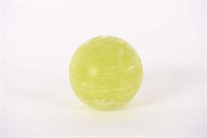 Rustic Kugelkerze, Ø100mm, limette Rustic Kugelkerze, Ø100mm, limette