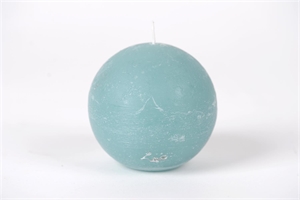 Rustic Kugelkerze, Ø100mm, lagune* Rustic Kugelkerze, Ø100mm, lagune*