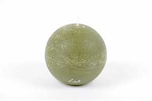Rustic Kugelkerze, Ø100mm, scottish grün Rustic Kugelkerze, Ø100mm, scottish grün