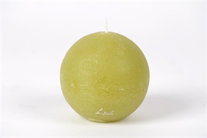 Rustic Kugelkerze, Ø100mm, grün* Rustic Kugelkerze, Ø100mm, grün*