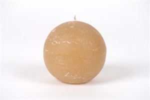 Rustic Kugelkerze, Ø100mm, latte Rustic Kugelkerze, Ø100mm, latte