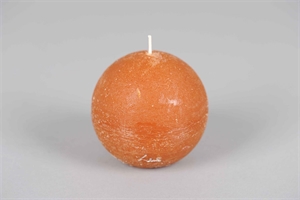 Rustic Kugelkerze, Ø100mm, amber Rustic Kugelkerze, Ø100mm, amber