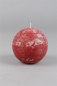 Rustic Kugelkerze, Ø150mm, antikrot* Rustic Kugelkerze, Ø150mm, antikrot*