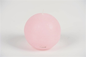 Rustic Kugelkerze, Ø150mm, pink lady* Rustic Kugelkerze, Ø150mm, pink lady*