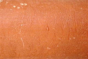 Rustic Kubuskerze, H7cm x 70x 70mm, amber* Rustic Kubuskerze, H7cm x 70x 70mm, amber*