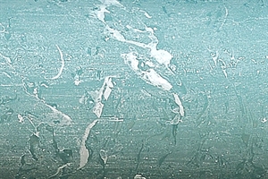 Rustic Kubuskerze, H17cm x 95x 95mm, lagune* Rustic Kubuskerze, H17cm x 95x 95mm, lagune*