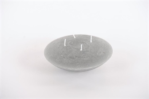 Schwimmkerze, 4 Docht - 7cm x Ø170mm, mausgrau Schwimmkerze, 4 Docht - 7cm x Ø170mm, mausgrau