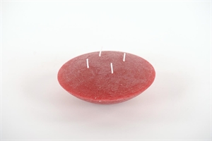 Schwimmkerze, 4 Docht - 7cm x Ø170mm, antikrot Schwimmkerze, 4 Docht - 7cm x Ø170mm, antikrot