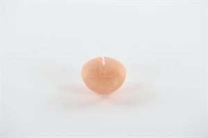 Schwimmkerze, 6cm x Ø 60mm, peach nougat