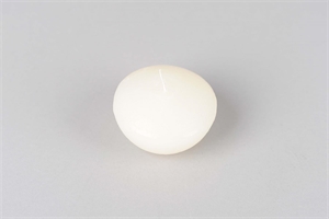 Schwimmkerze, 5cm x Ø 80mm, asper weiss Schwimmkerze, 5cm x Ø 80mm, asper weiss