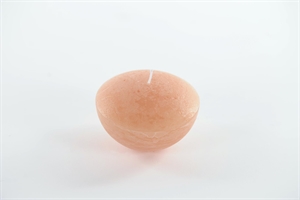 Schwimmkerze, 7cm x Ø100mm, peach nougat