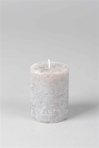 Metallic Zylinderkerze, 5cm x Ø50mm, silber* Metallic Zylinderkerze, 5cm x Ø50mm, silber*