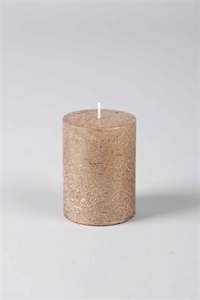 Metallic Zylinderkerze, 5cm x Ø50mm, antikgold Metallic Zylinderkerze, 5cm x Ø50mm, antikgold