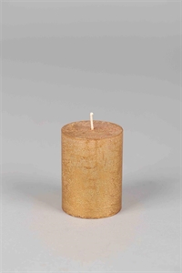 Metallic Zylinderkerze, 5cm x Ø50mm, gold Metallic Zylinderkerze, 5cm x Ø50mm, gold