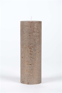 Metallic Zylinderkerze, 15cm x Ø50mm, antikgold Metallic Zylinderkerze, 15cm x Ø50mm, antikgold