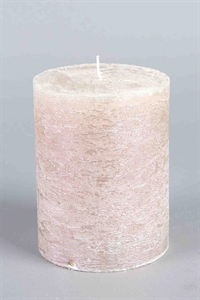 Metallic Zylinderkerze, 13cm x Ø100mm, pearl Metallic Zylinderkerze, 13cm x Ø100mm, pearl