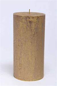 Metallic Zylinderkerze, 20cm x Ø100mm, gold/26 Metallic Zylinderkerze, 20cm x Ø100mm, gold/26