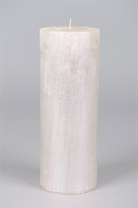 Metallic Zylinderkerze, 27cm x Ø100mm, pearl Metallic Zylinderkerze, 27cm x Ø100mm, pearl