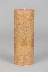 Metallic Zylinderkerze, 27cm x Ø100mm, gold Metallic Zylinderkerze, 27cm x Ø100mm, gold