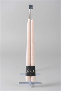 Metallic Tauchkerze, 30cm x Ø22mm - Paar, pearl Metallic Tauchkerze, 30cm x Ø22mm - Paar, pearl