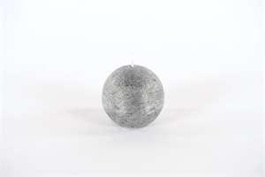 Metallic Kugelkerze, Ø60mm, black silver Metallic Kugelkerze, Ø60mm, black silver