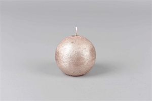 Metallic Kugelkerze, Ø60mm, champagner Metallic Kugelkerze, Ø60mm, champagner