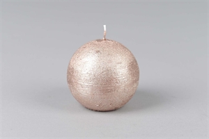 Metallic Kugelkerze, Ø80mm, champagner Metallic Kugelkerze, Ø80mm, champagner