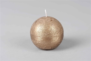 Metallic Kugelkerze, Ø80mm, antikgold Metallic Kugelkerze, Ø80mm, antikgold